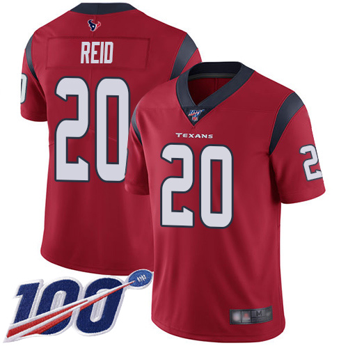 Houston Texans Limited Red Men Justin Reid Alternate Jersey NFL Football 20 100th Season Vapor Untouchable